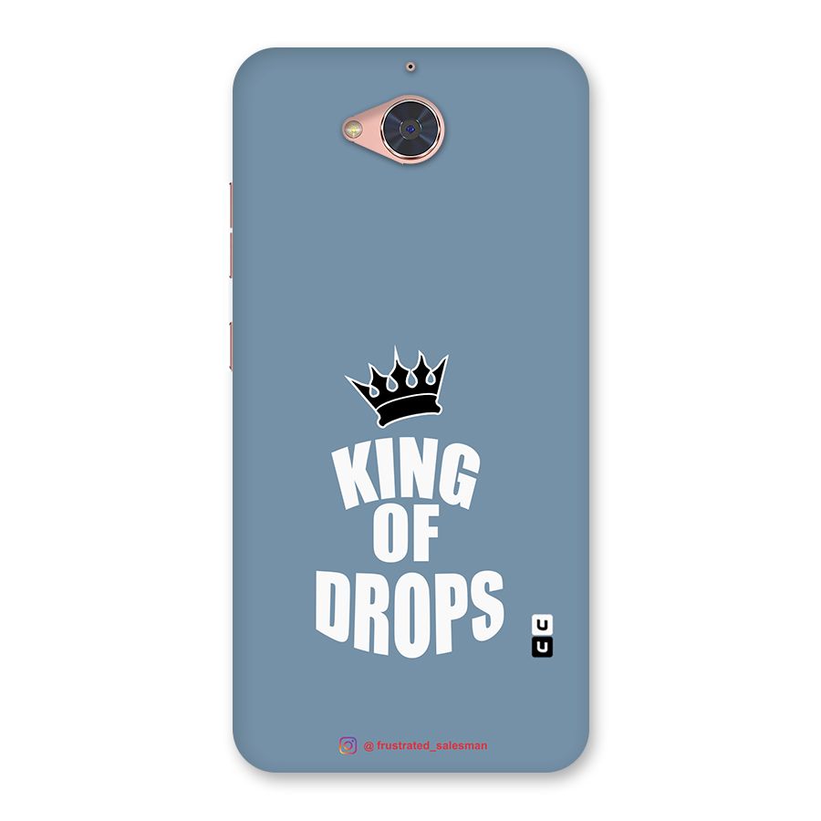 King of Drops Mustard SteelBlue Back Case for Gionee S6 Pro