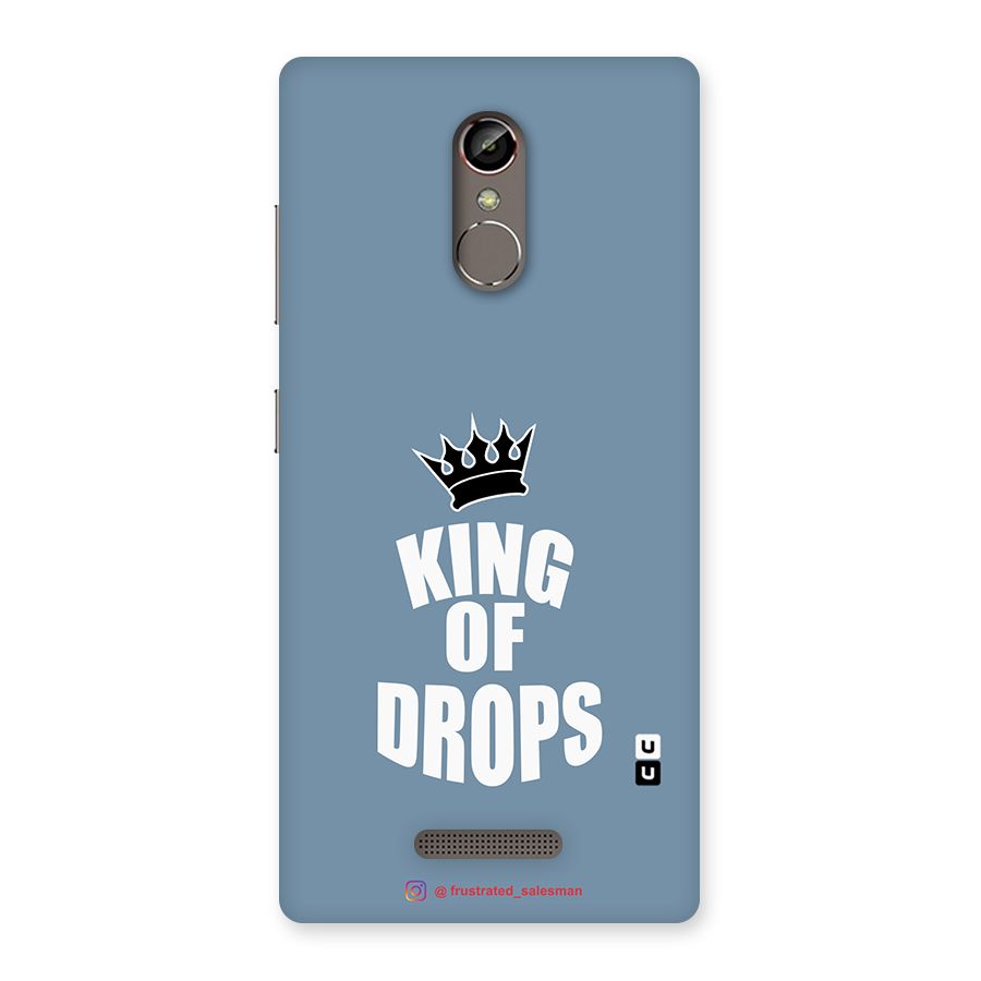 King of Drops Mustard SteelBlue Back Case for Gionee S6s