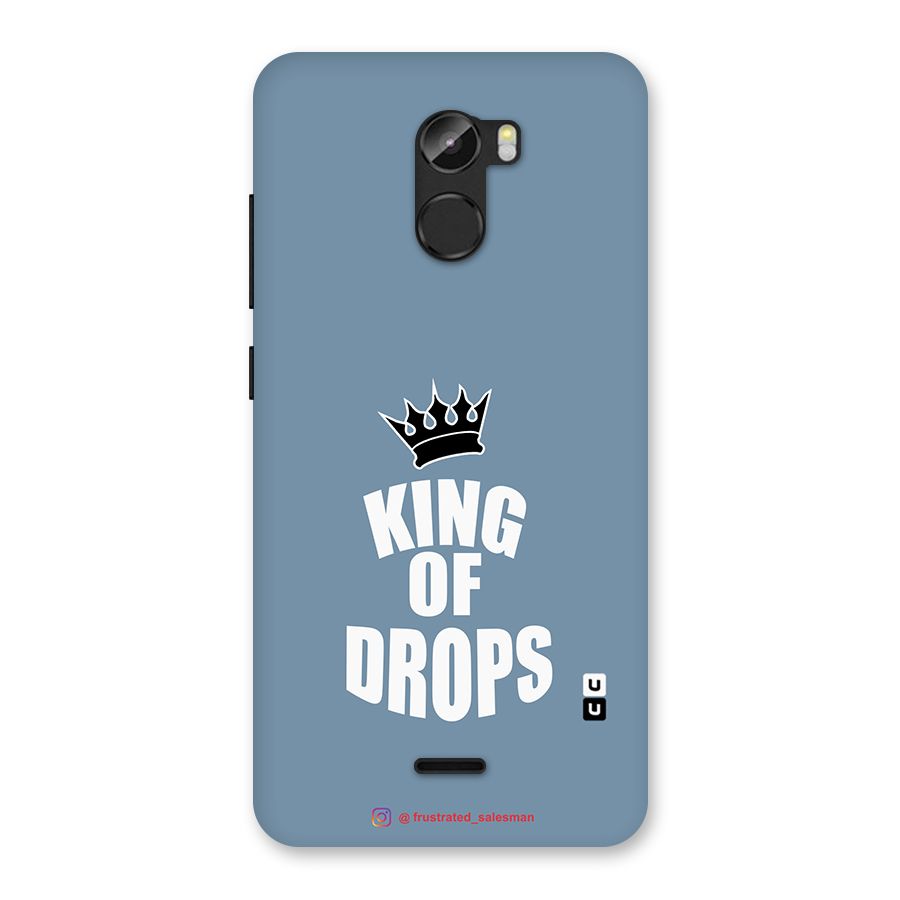 King of Drops Mustard SteelBlue Back Case for Gionee X1