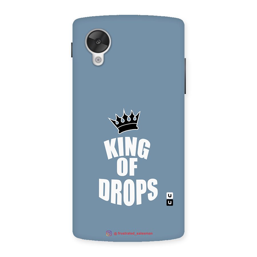 King of Drops Mustard SteelBlue Back Case for Google Nexsus 5