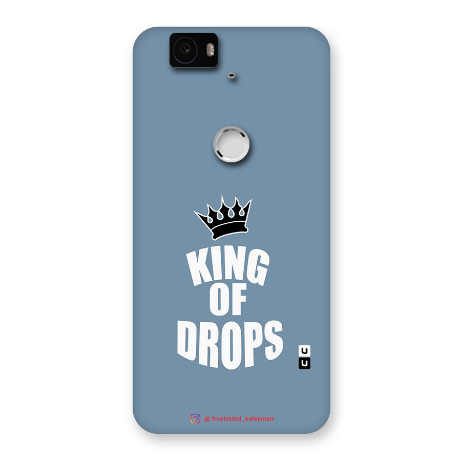 King of Drops Mustard SteelBlue Back Case for Google Nexus-6P