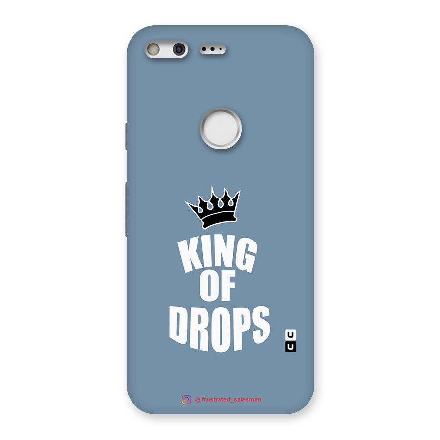 King of Drops Mustard SteelBlue Back Case for Google Pixel