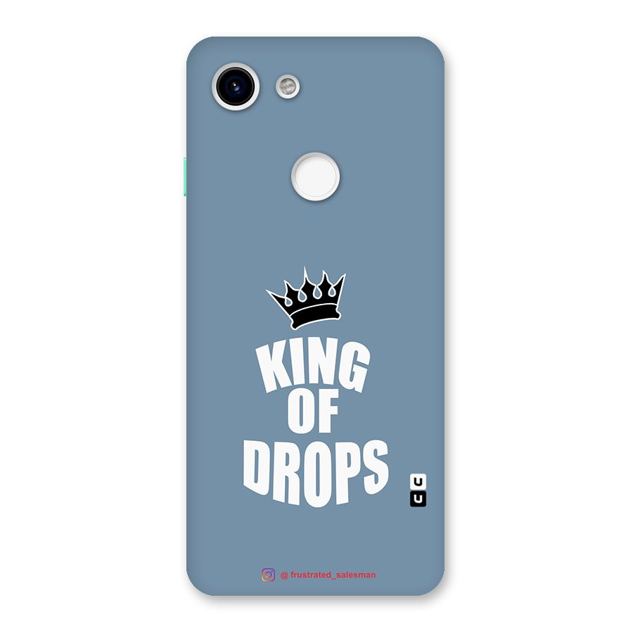 King of Drops Mustard SteelBlue Back Case for Google Pixel 3