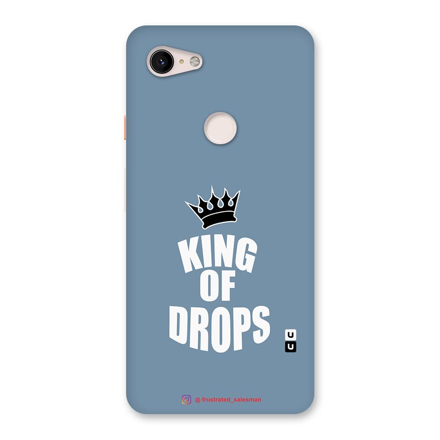 King of Drops Mustard SteelBlue Back Case for Google Pixel 3 XL