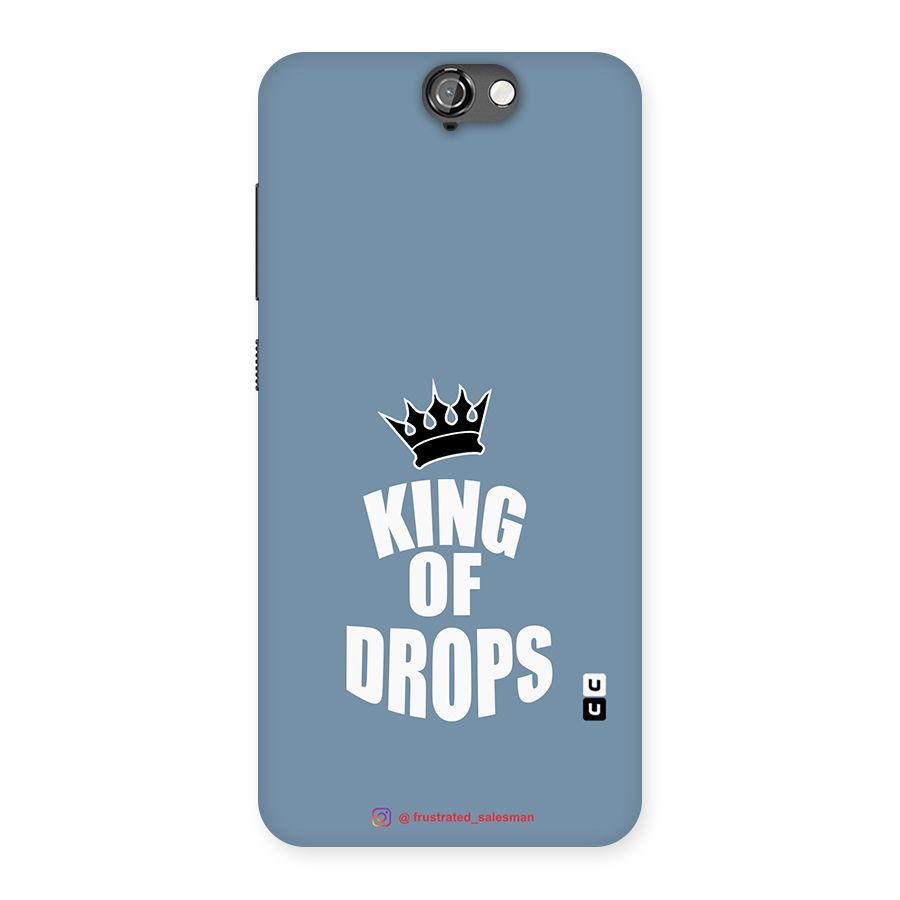 King of Drops Mustard SteelBlue Back Case for HTC One A9
