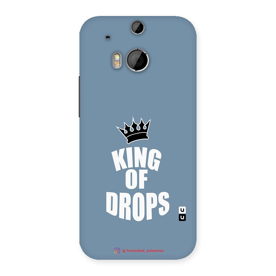 King of Drops Mustard SteelBlue Back Case for HTC One M8