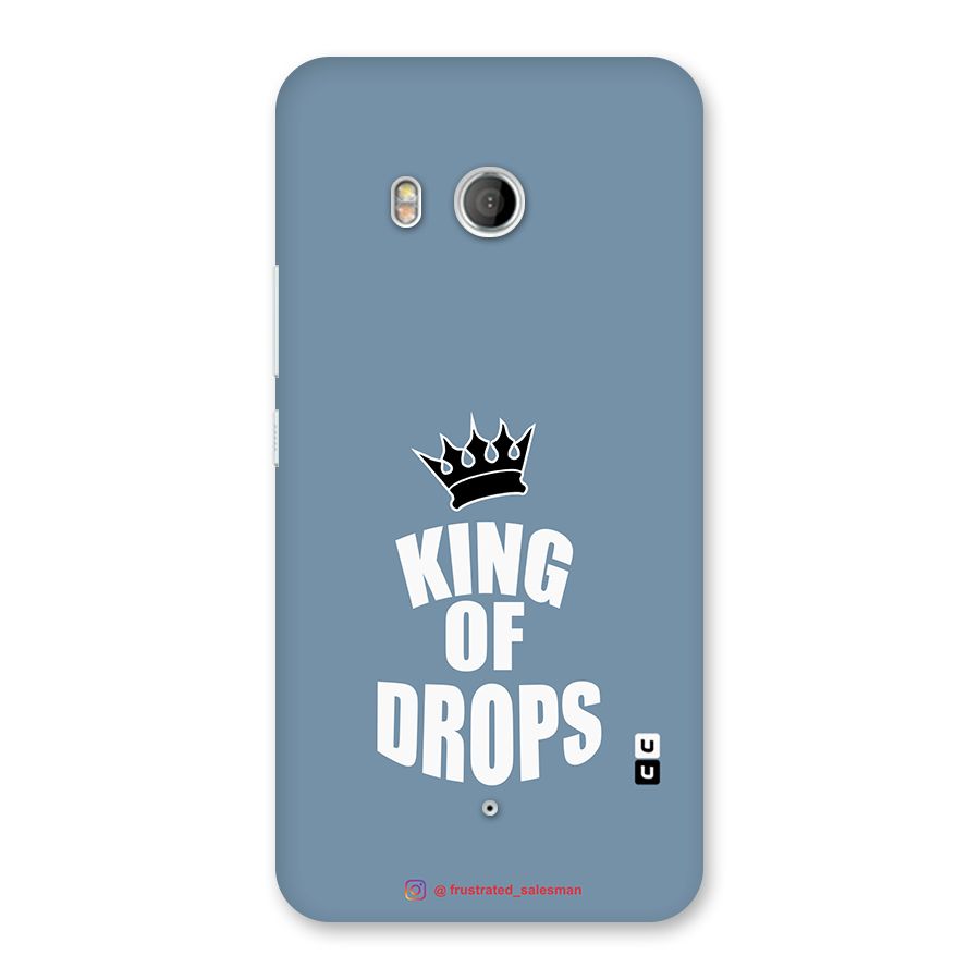 King of Drops Mustard SteelBlue Back Case for HTC U11