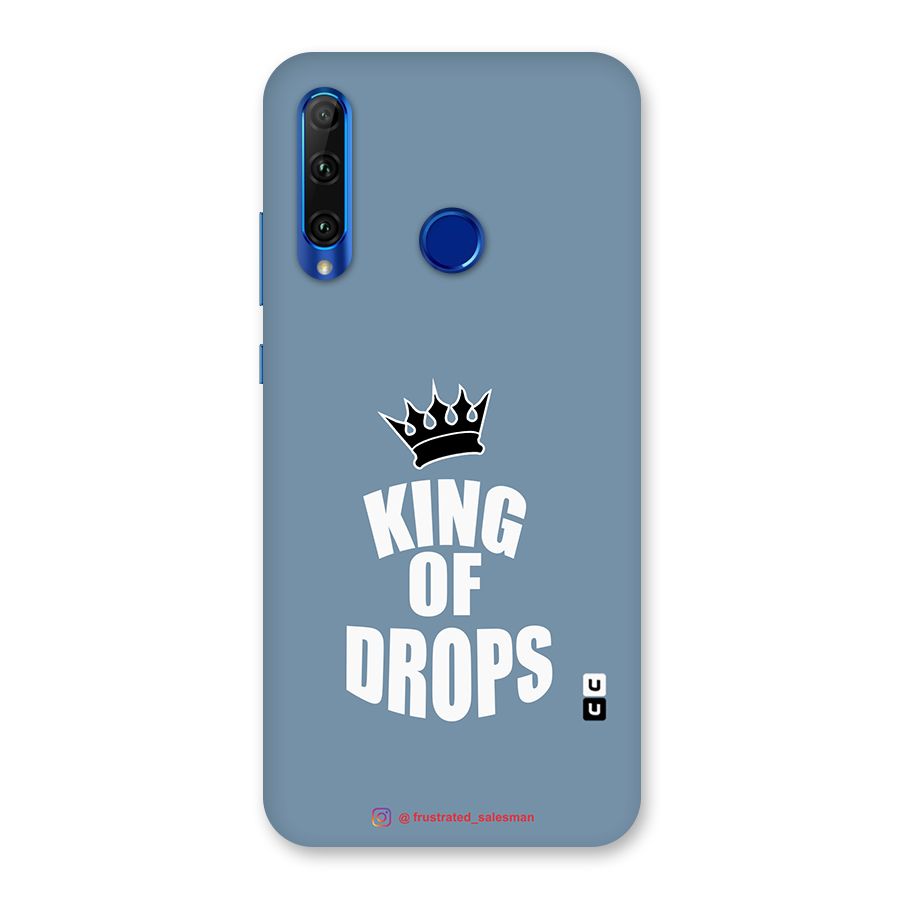 King of Drops Mustard SteelBlue Back Case for Honor 20i