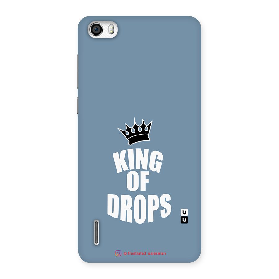 King of Drops Mustard SteelBlue Back Case for Honor 6