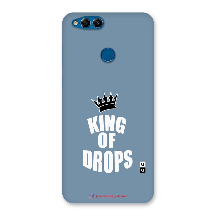 King of Drops Mustard SteelBlue Back Case for Honor 7X