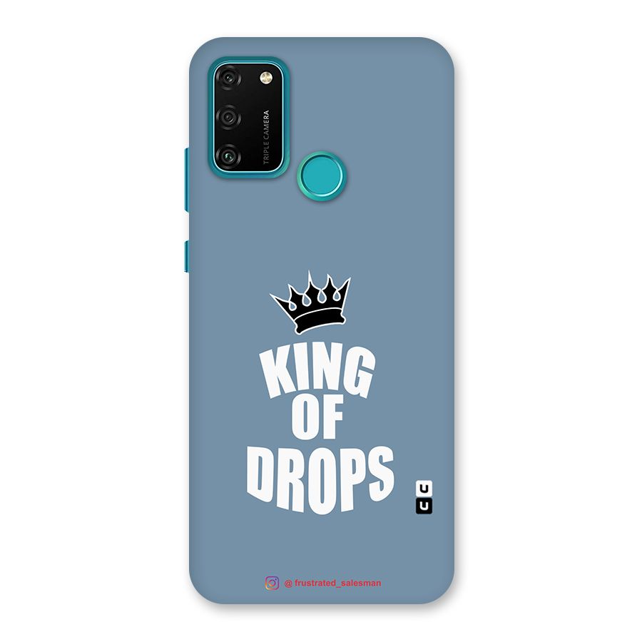 King of Drops Mustard SteelBlue Back Case for Honor 9A