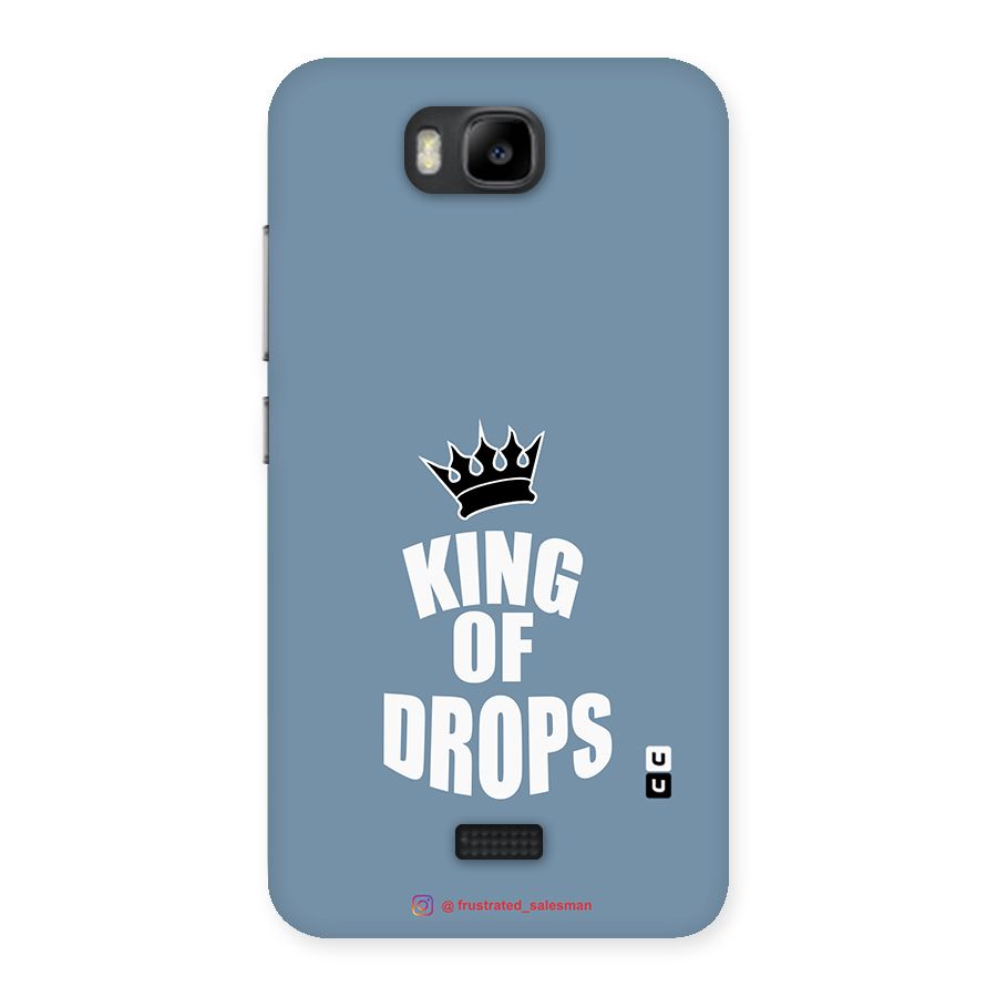 King of Drops Mustard SteelBlue Back Case for Honor Bee