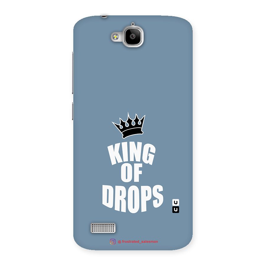 King of Drops Mustard SteelBlue Back Case for Honor Holly