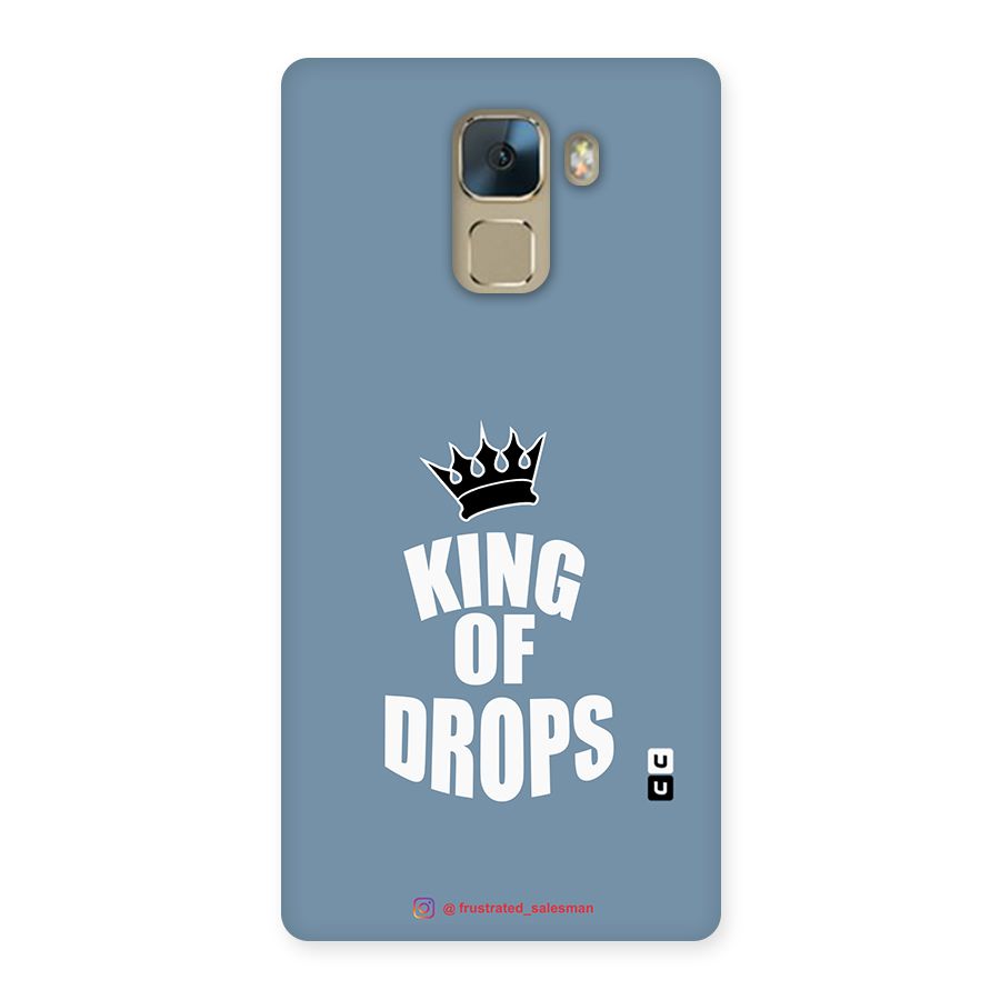 King of Drops Mustard SteelBlue Back Case for Huawei Honor 7