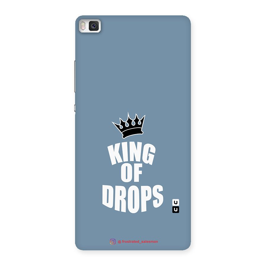 King of Drops Mustard SteelBlue Back Case for Huawei P8