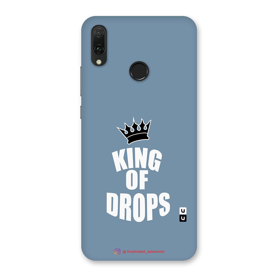 King of Drops Mustard SteelBlue Back Case for Huawei Y9 (2019)