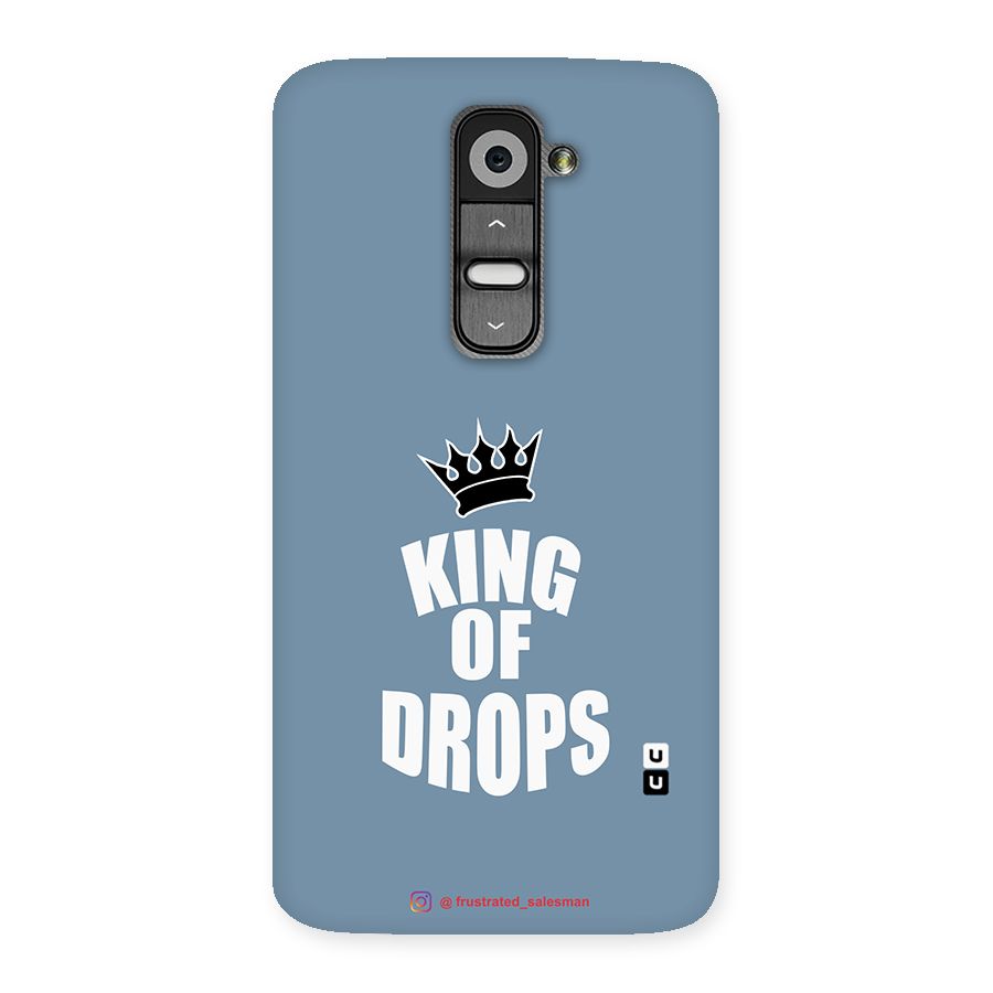 King of Drops Mustard SteelBlue Back Case for LG G2