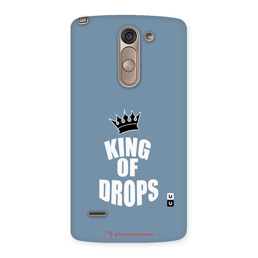 King of Drops Mustard SteelBlue Back Case for LG G3 Stylus