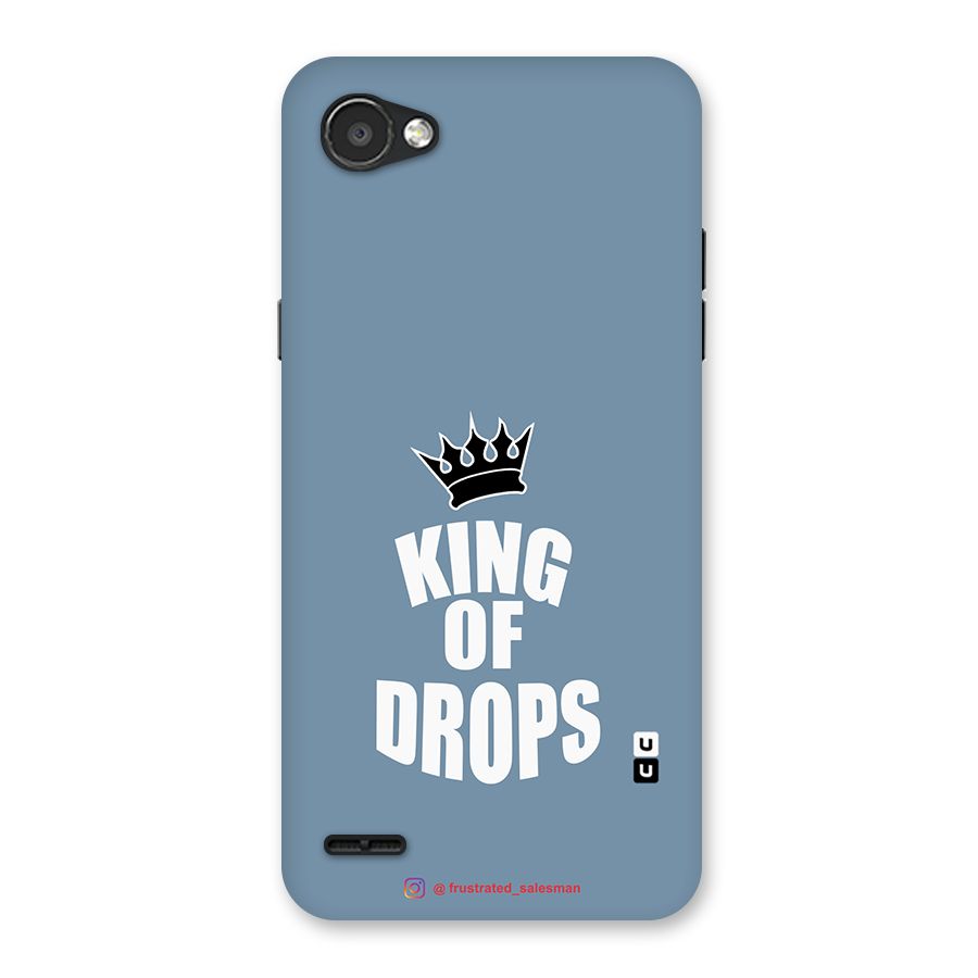 King of Drops Mustard SteelBlue Back Case for LG Q6