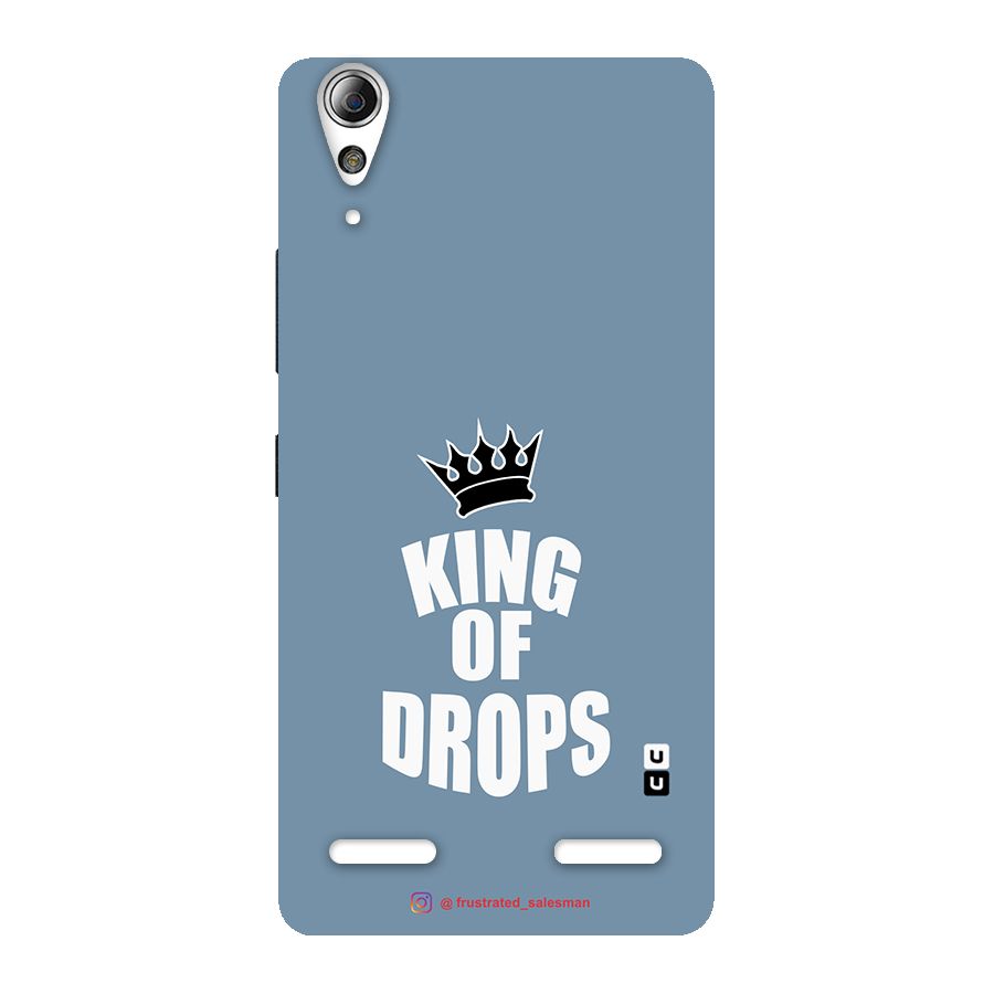 King of Drops Mustard SteelBlue Back Case for Lenovo A6000