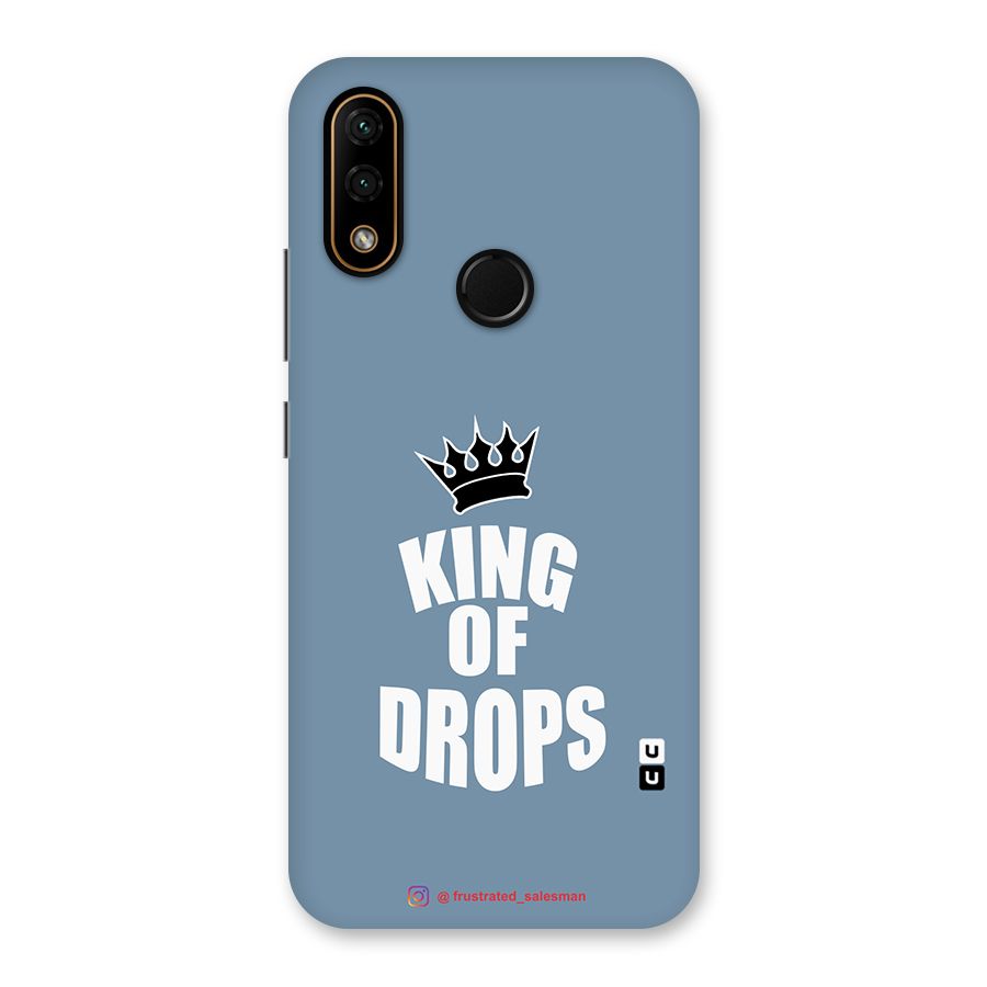 King of Drops Mustard SteelBlue Back Case for Lenovo A6 Note