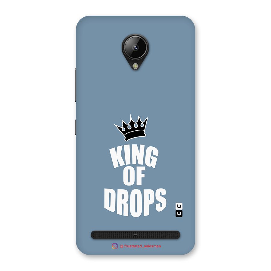 King of Drops Mustard SteelBlue Back Case for Lenovo C2