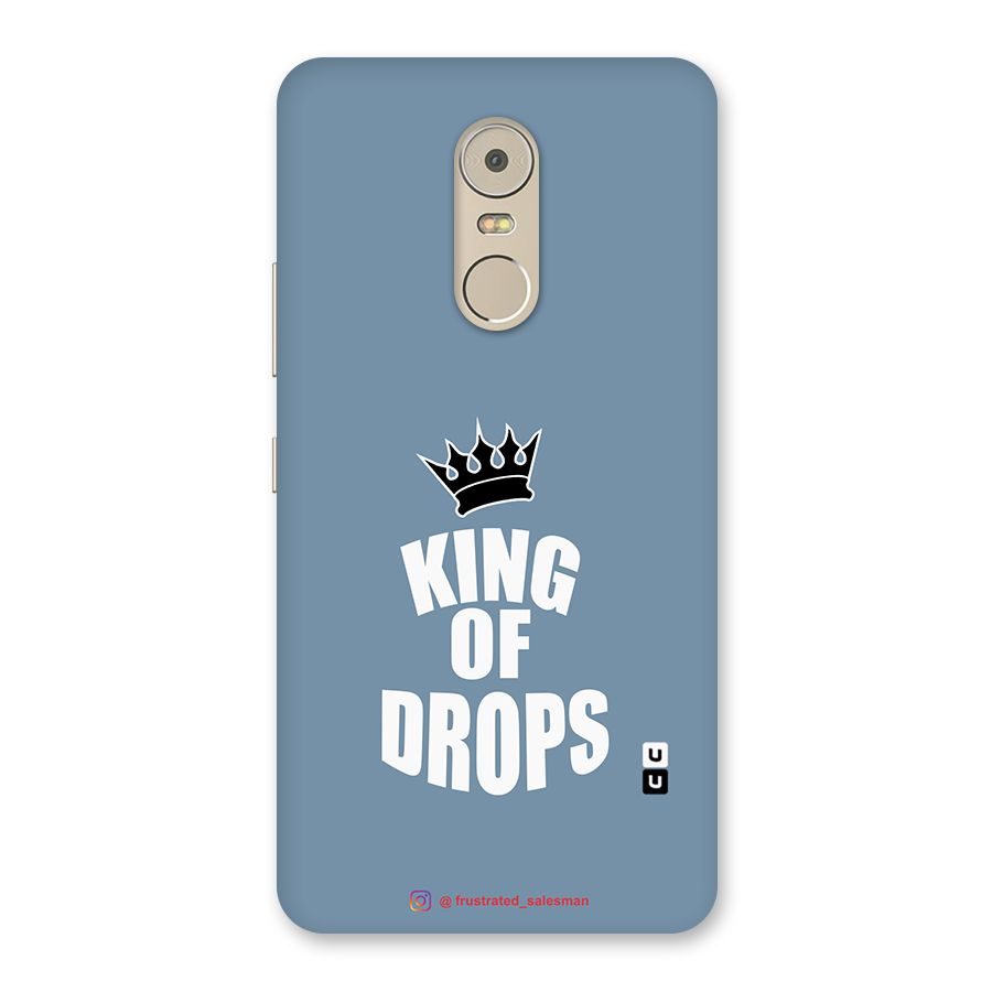 King of Drops Mustard SteelBlue Back Case for Lenovo K6 Note