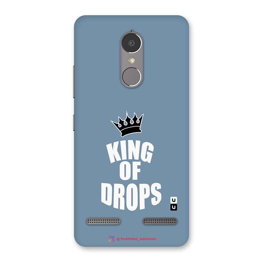 King of Drops Mustard SteelBlue Back Case for Lenovo K6 Power