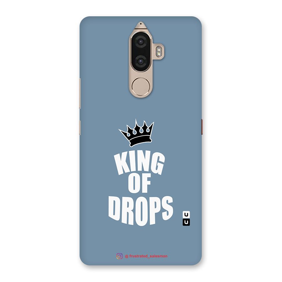 King of Drops Mustard SteelBlue Back Case for Lenovo K8 Note