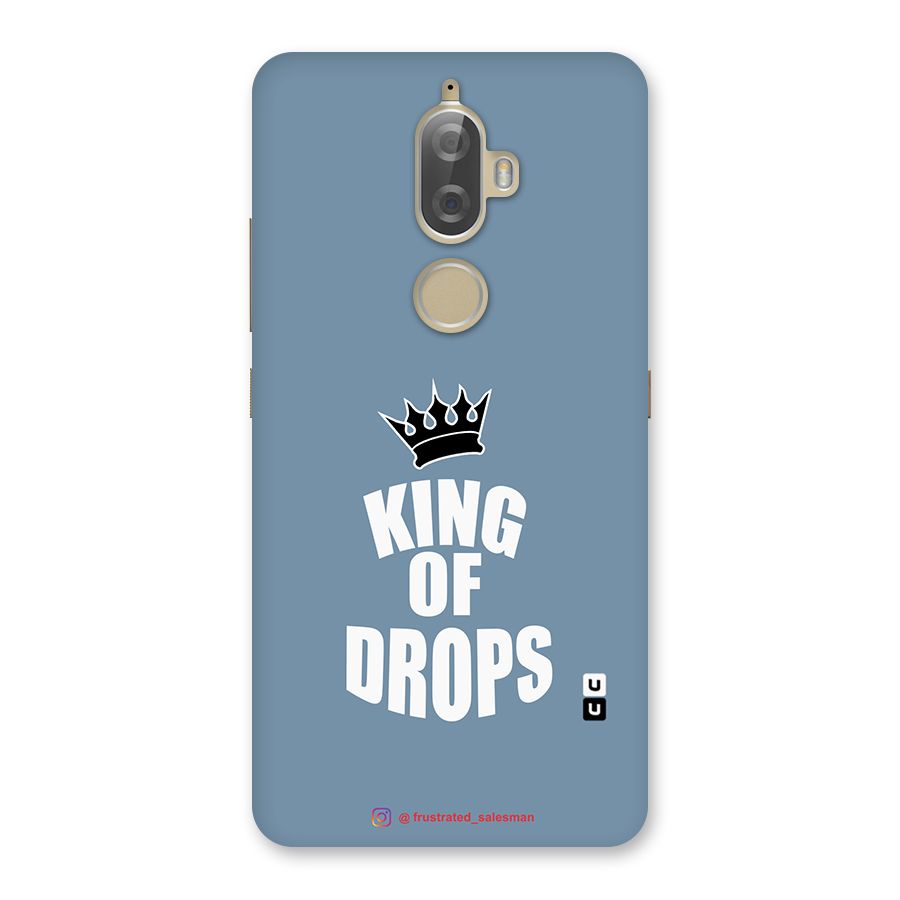 King of Drops Mustard SteelBlue Back Case for Lenovo K8 Plus