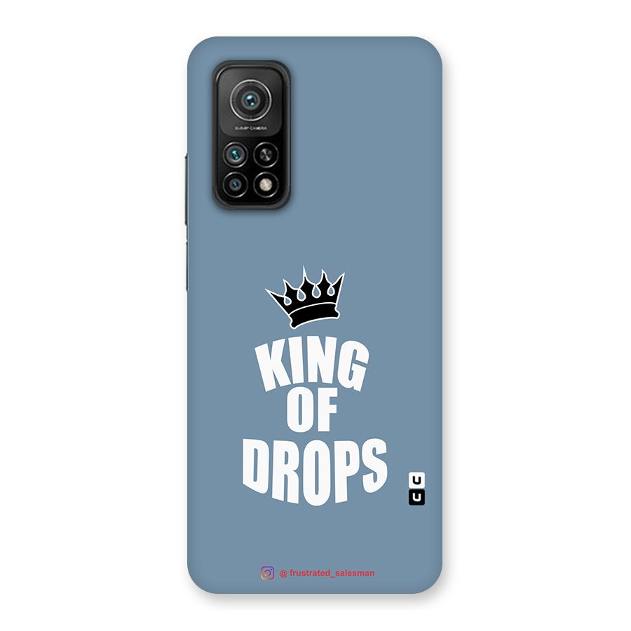 King of Drops Mustard SteelBlue Back Case for Mi 10T 5G