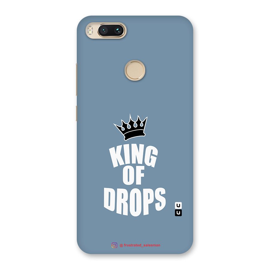 King of Drops Mustard SteelBlue Back Case for Mi A1