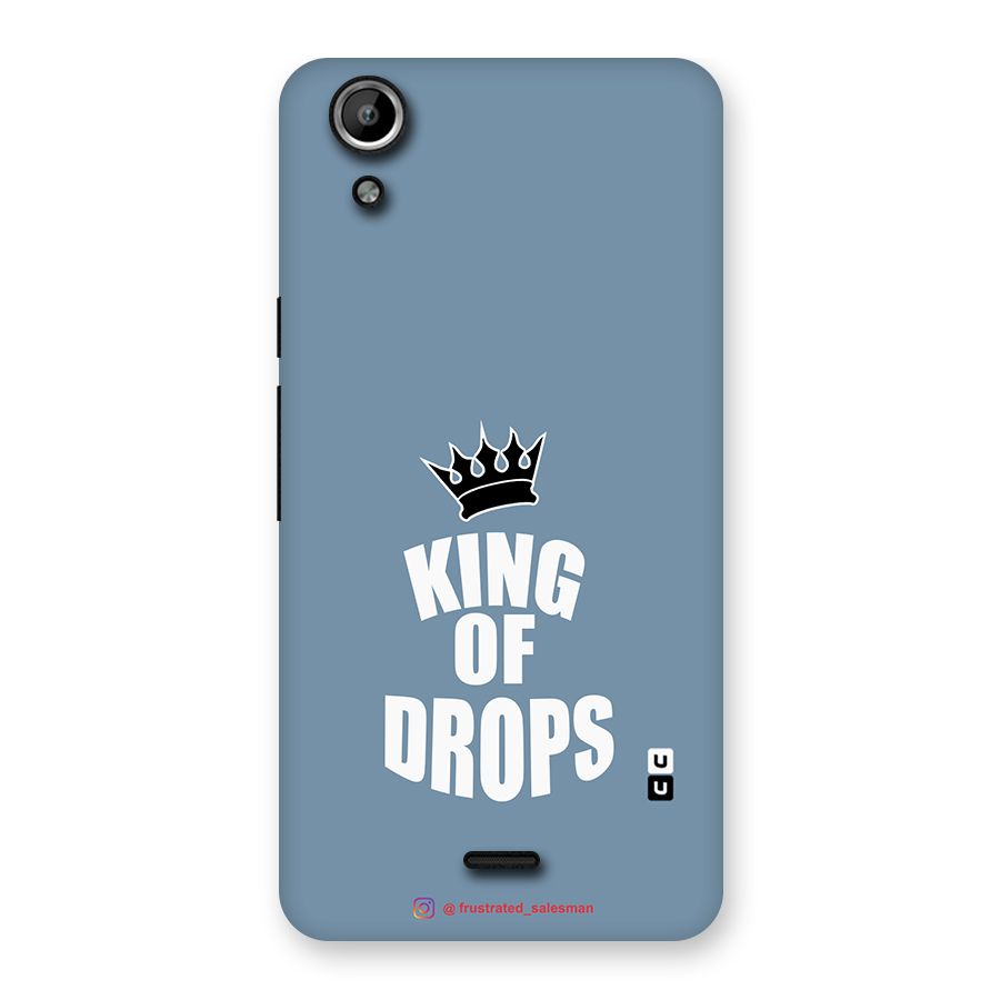 King of Drops Mustard SteelBlue Back Case for Micromax Canvas Selfie Lens Q345