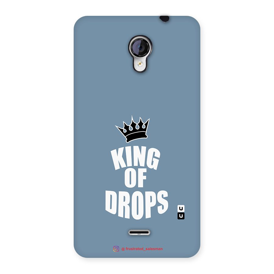 King of Drops Mustard SteelBlue Back Case for Micromax Unite 2 A106