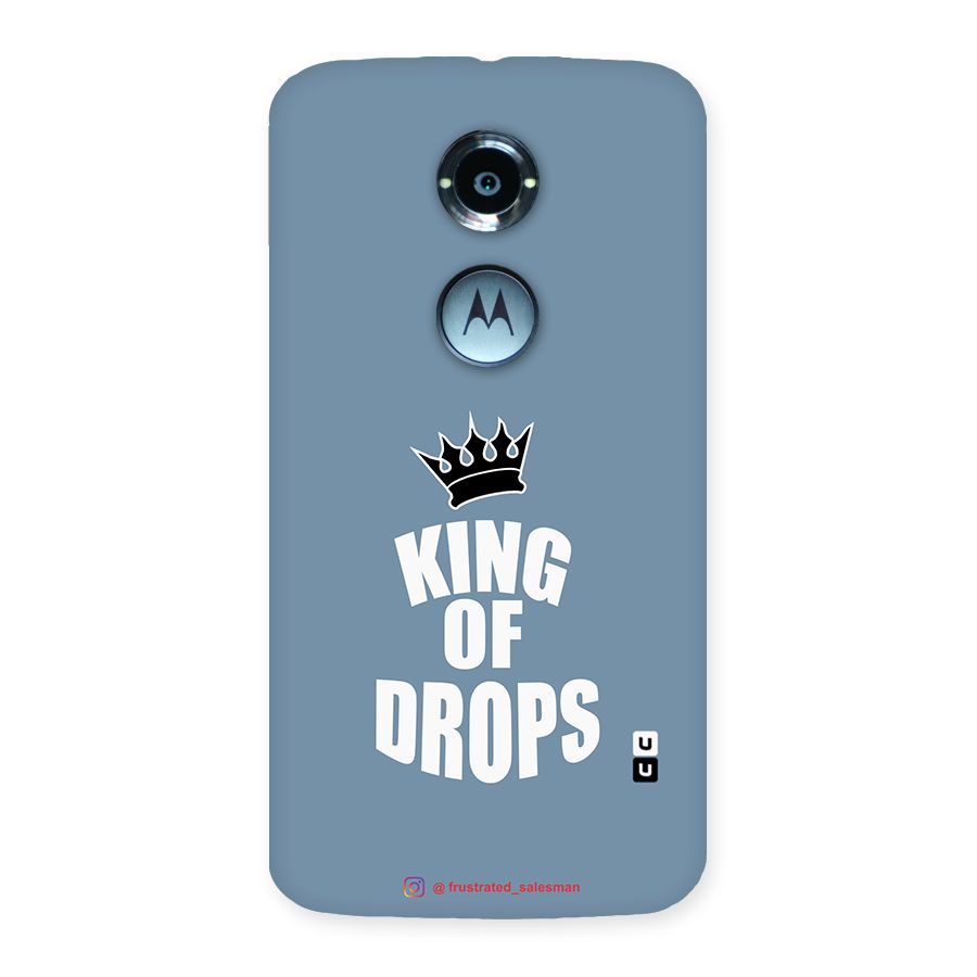 King of Drops Mustard SteelBlue Back Case for Moto X 2nd Gen
