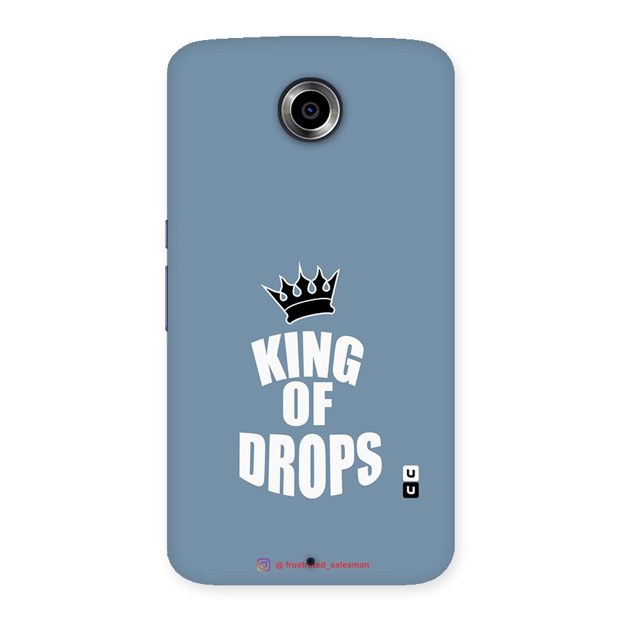 King of Drops Mustard SteelBlue Back Case for Nexsus 6
