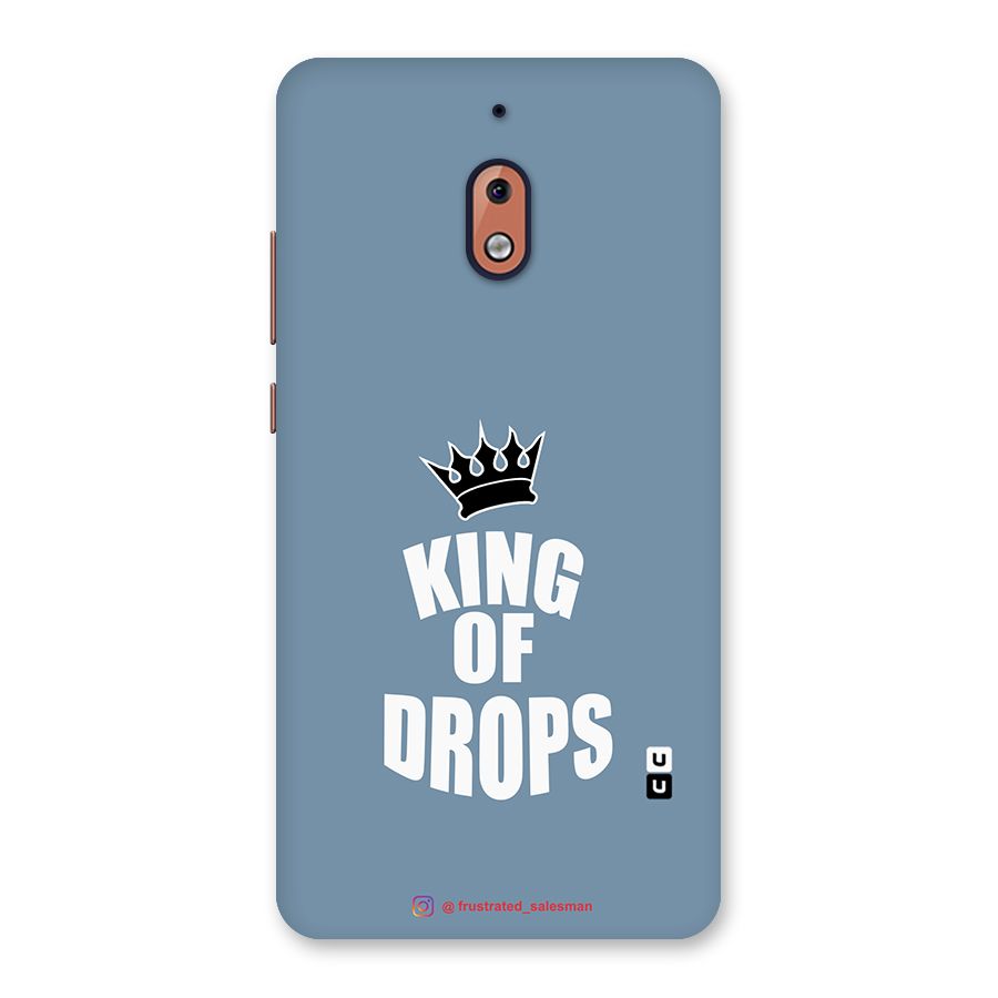 King of Drops Mustard SteelBlue Back Case for Nokia 2.1