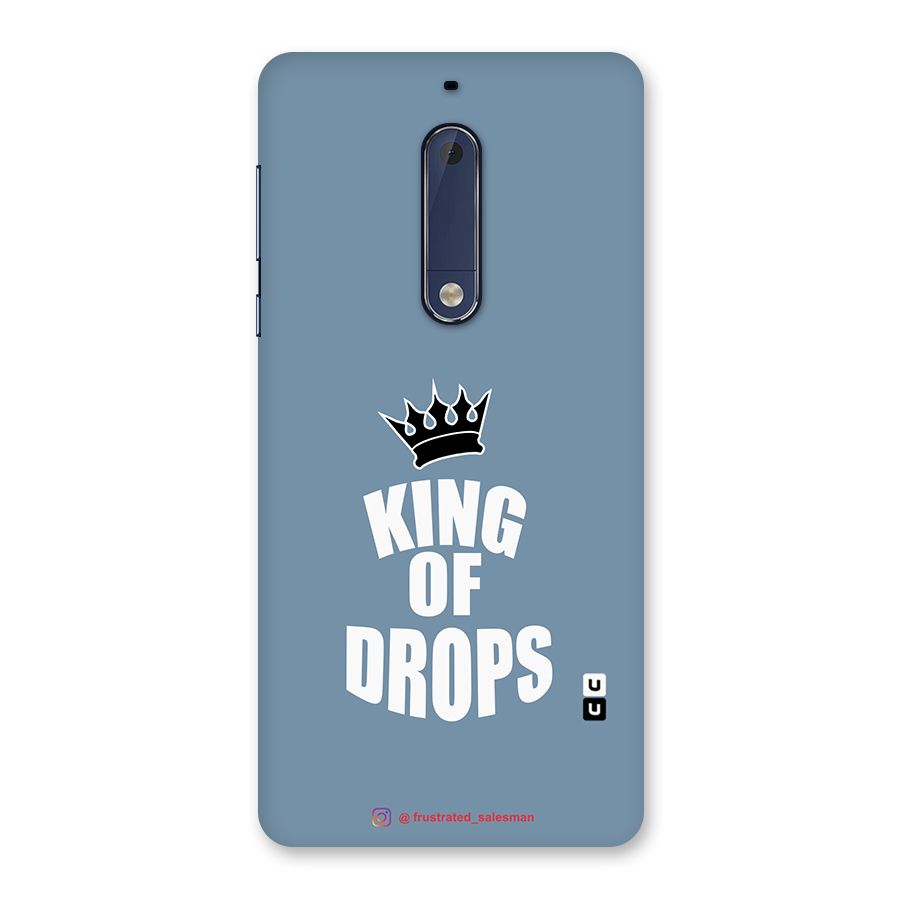 King of Drops Mustard SteelBlue Back Case for Nokia 5