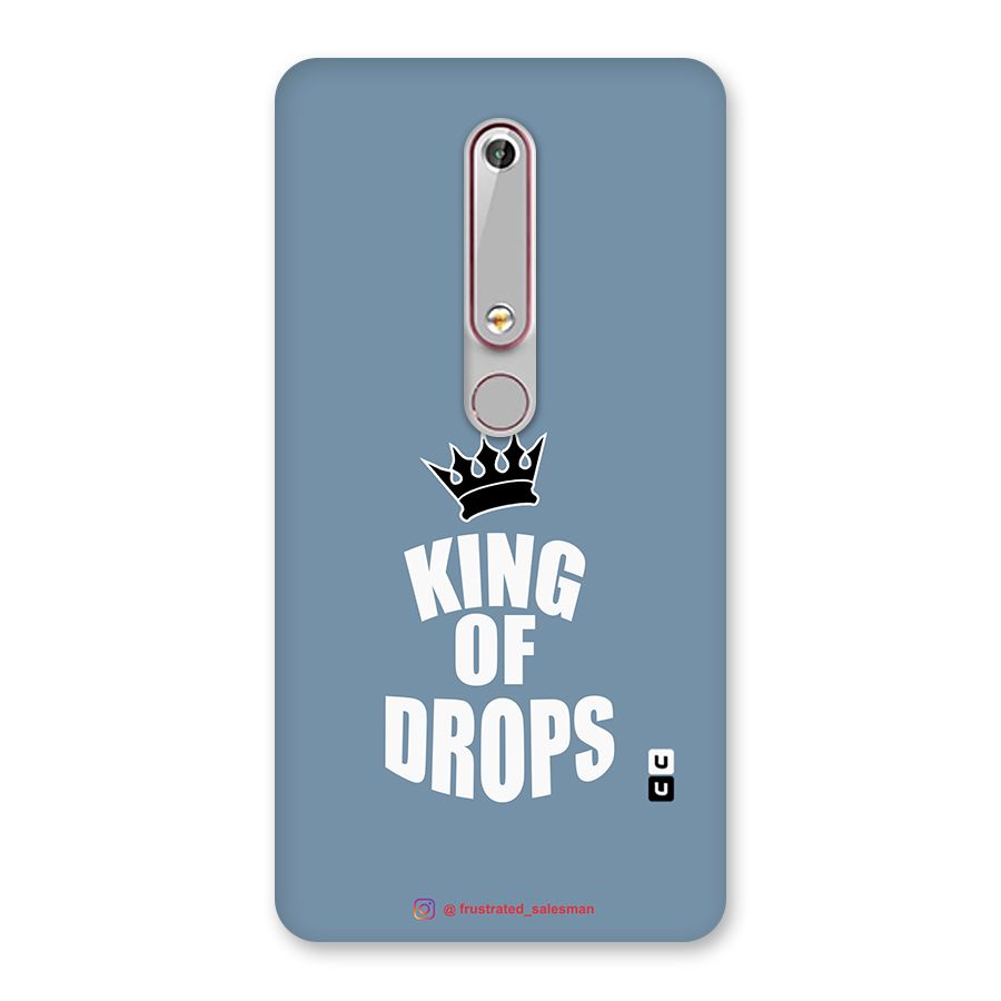 King of Drops Mustard SteelBlue Back Case for Nokia 6.1