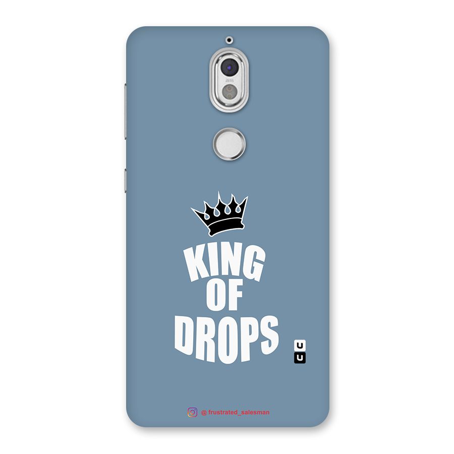 King of Drops Mustard SteelBlue Back Case for Nokia 7
