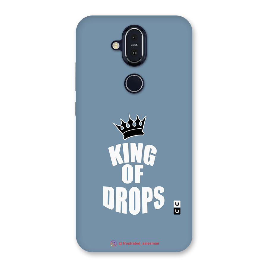 King of Drops Mustard SteelBlue Back Case for Nokia 8.1