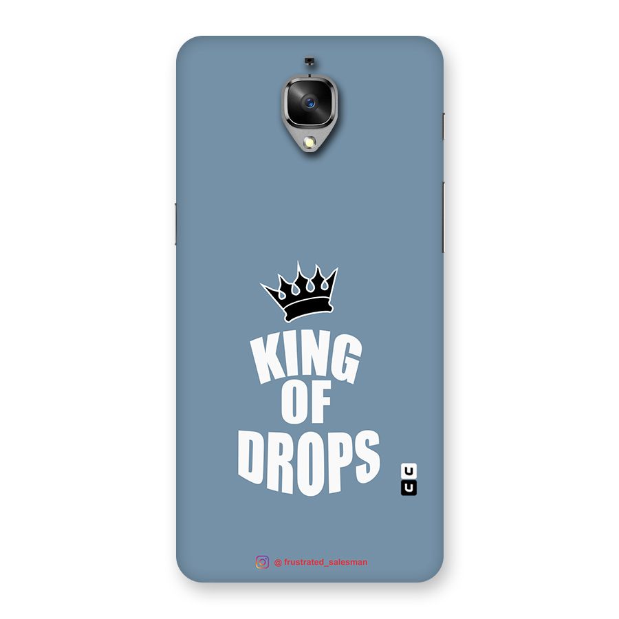 King of Drops Mustard SteelBlue Back Case for OnePlus 3