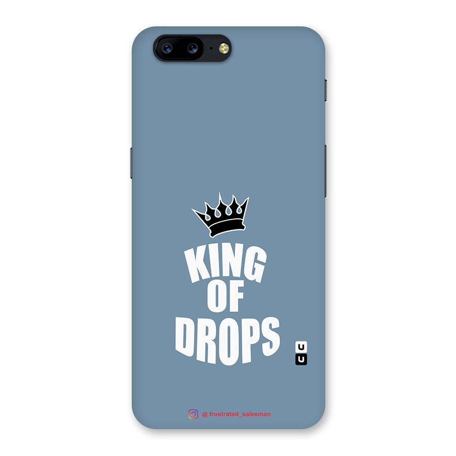 King of Drops Mustard SteelBlue Back Case for OnePlus 5