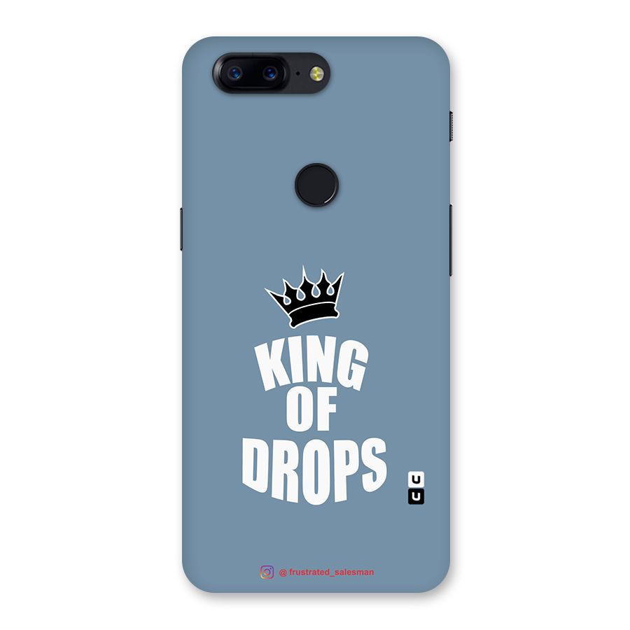 King of Drops Mustard SteelBlue Back Case for OnePlus 5T