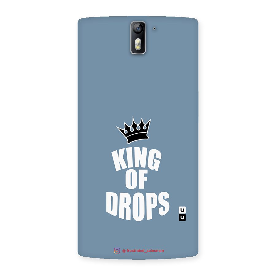 King of Drops Mustard SteelBlue Back Case for One Plus One