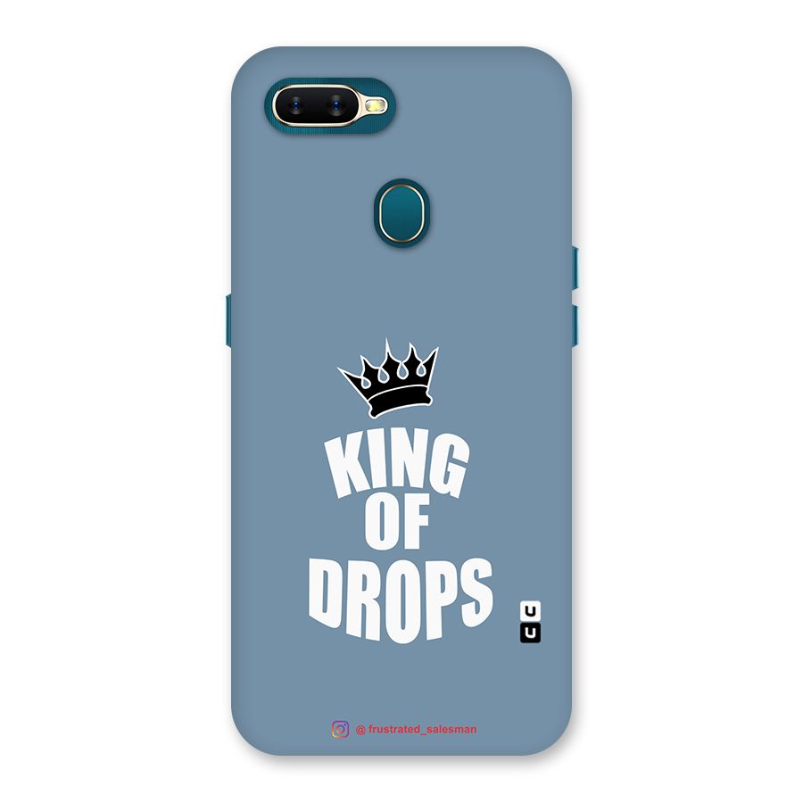 King of Drops Mustard SteelBlue Back Case for Oppo A12