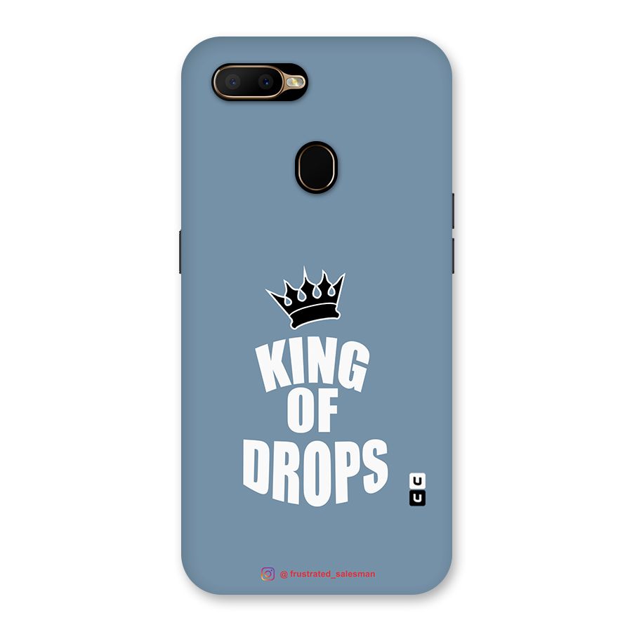 King of Drops Mustard SteelBlue Back Case for Oppo A5s