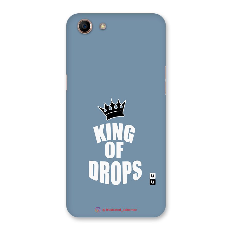 King of Drops Mustard SteelBlue Back Case for Oppo A83 (2018)