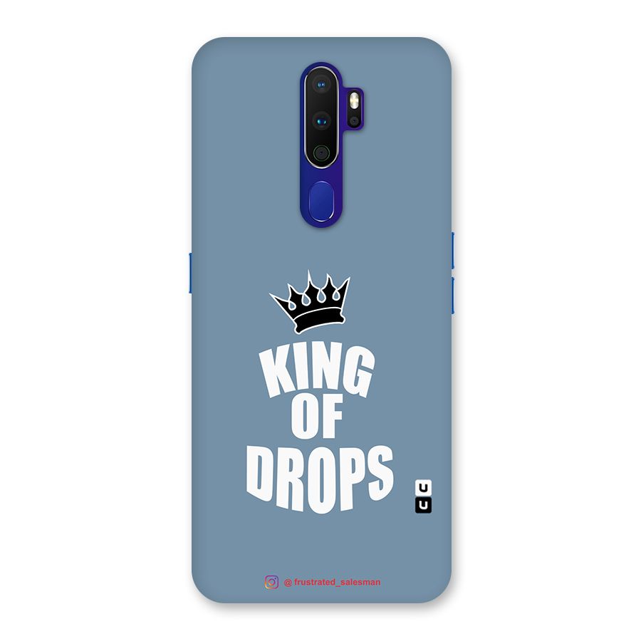 King of Drops Mustard SteelBlue Back Case for Oppo A9 (2020)