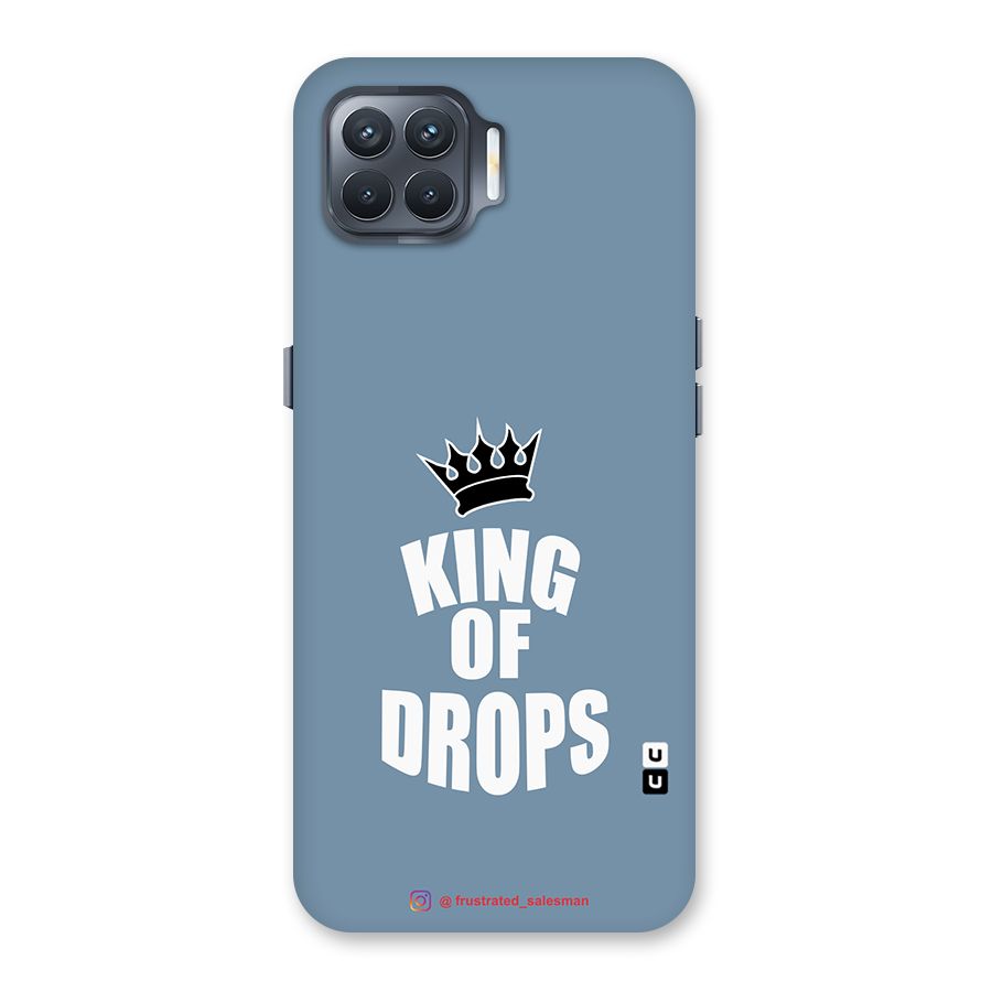 King of Drops Mustard SteelBlue Back Case for Oppo F17 Pro